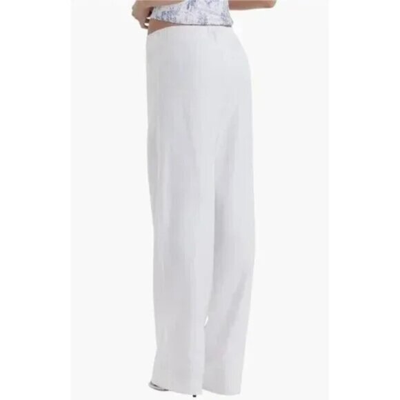 HOUSE OF CB Cleo Drawstring Pants in White Size Small - Picture 12 of 13
